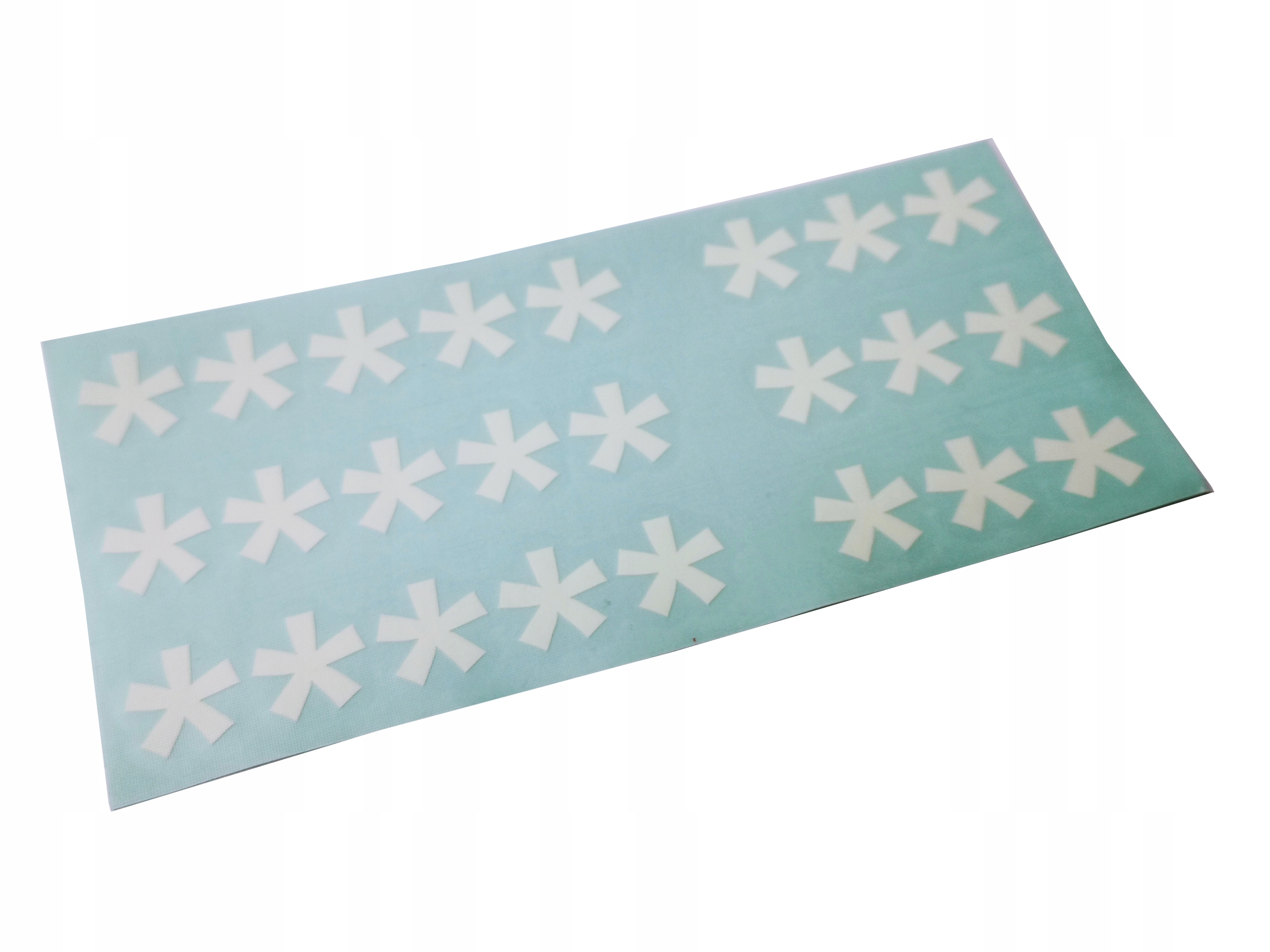 3szt komplet Naklejka Ruch 8 gwiazd ANTY PIS white