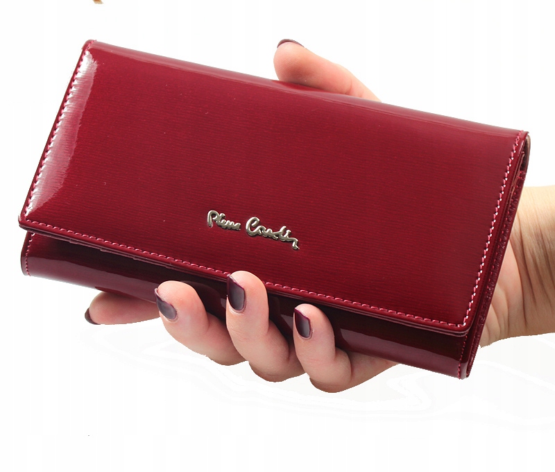 Peněženka Pierre Cardin lakovaná kůže krabička