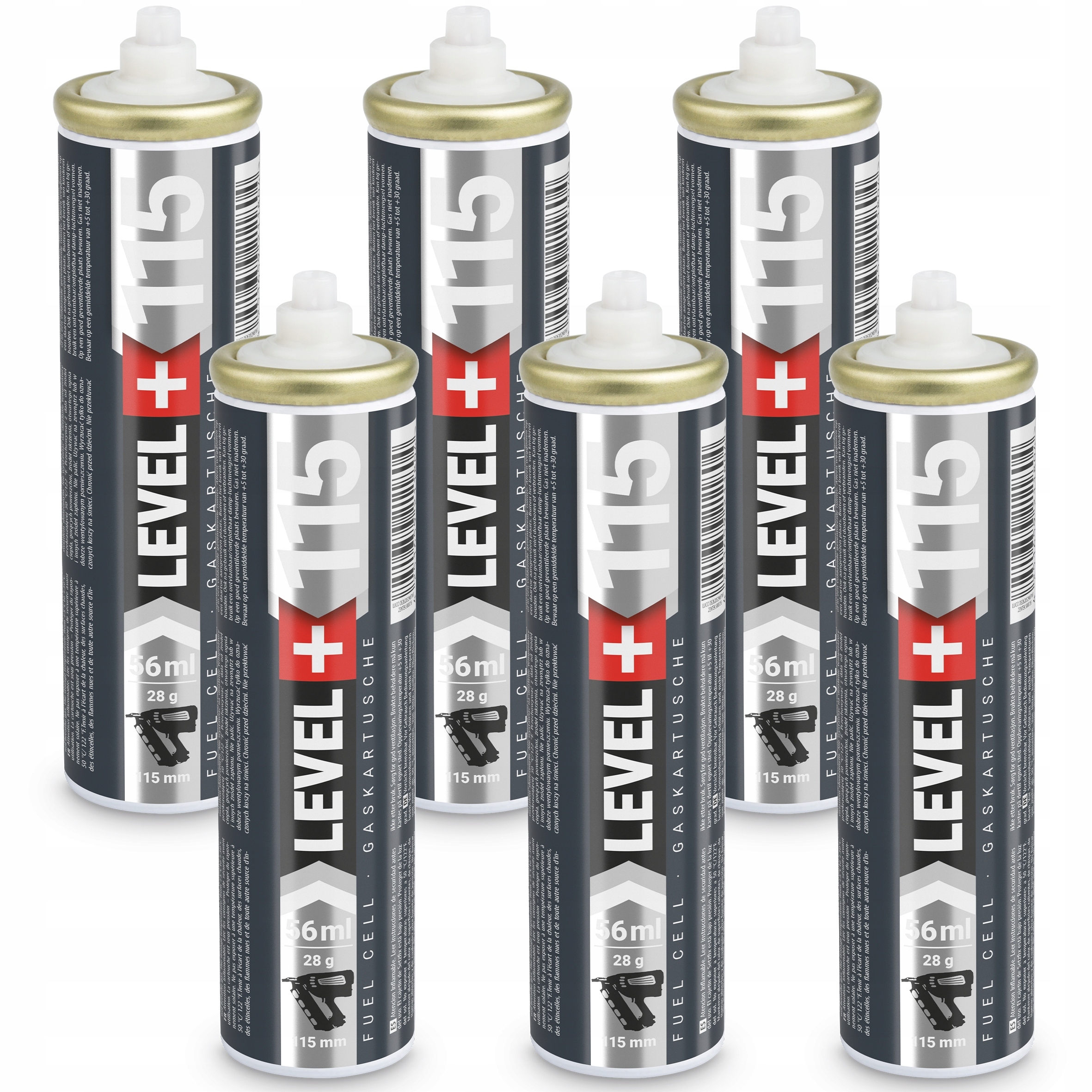 Plyn do sadbovačů Náboj 6 Ks 115mm 56ml 28g L+115