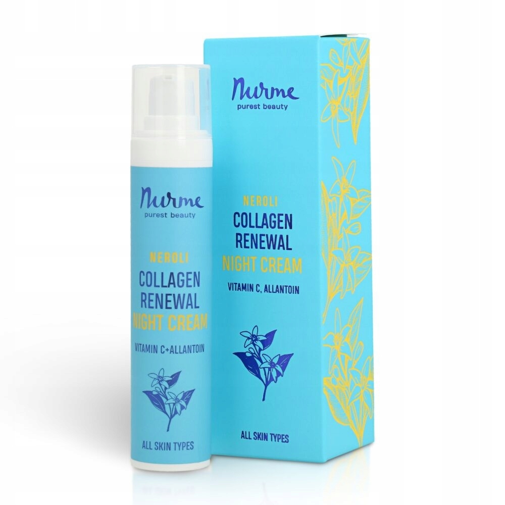 Nurme Neroli Collagen Renewal krem nocny wit. C alantoina Gold 2022