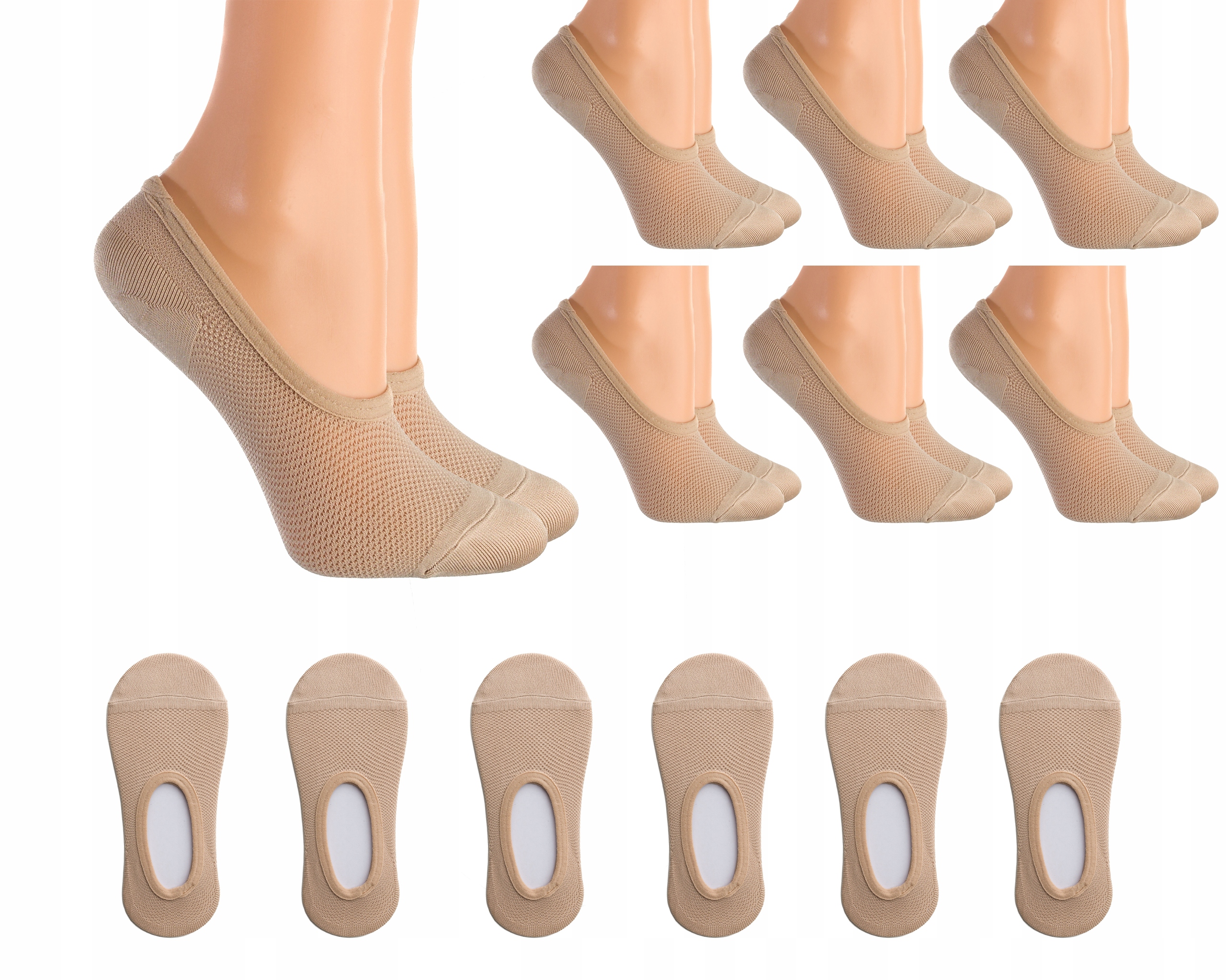 6X MIKROSTOPKI BAMBUSOWE Z ODDYCHAJĄCĄ SIATECZKĄ