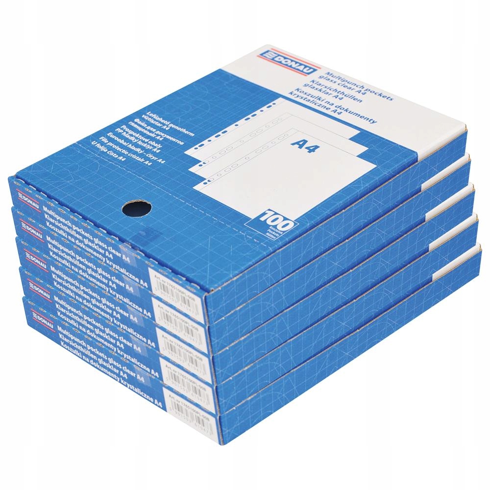 KOSZULKA A4 45MIC (100) KRYSTAL PUDEŁKO A"10 0473