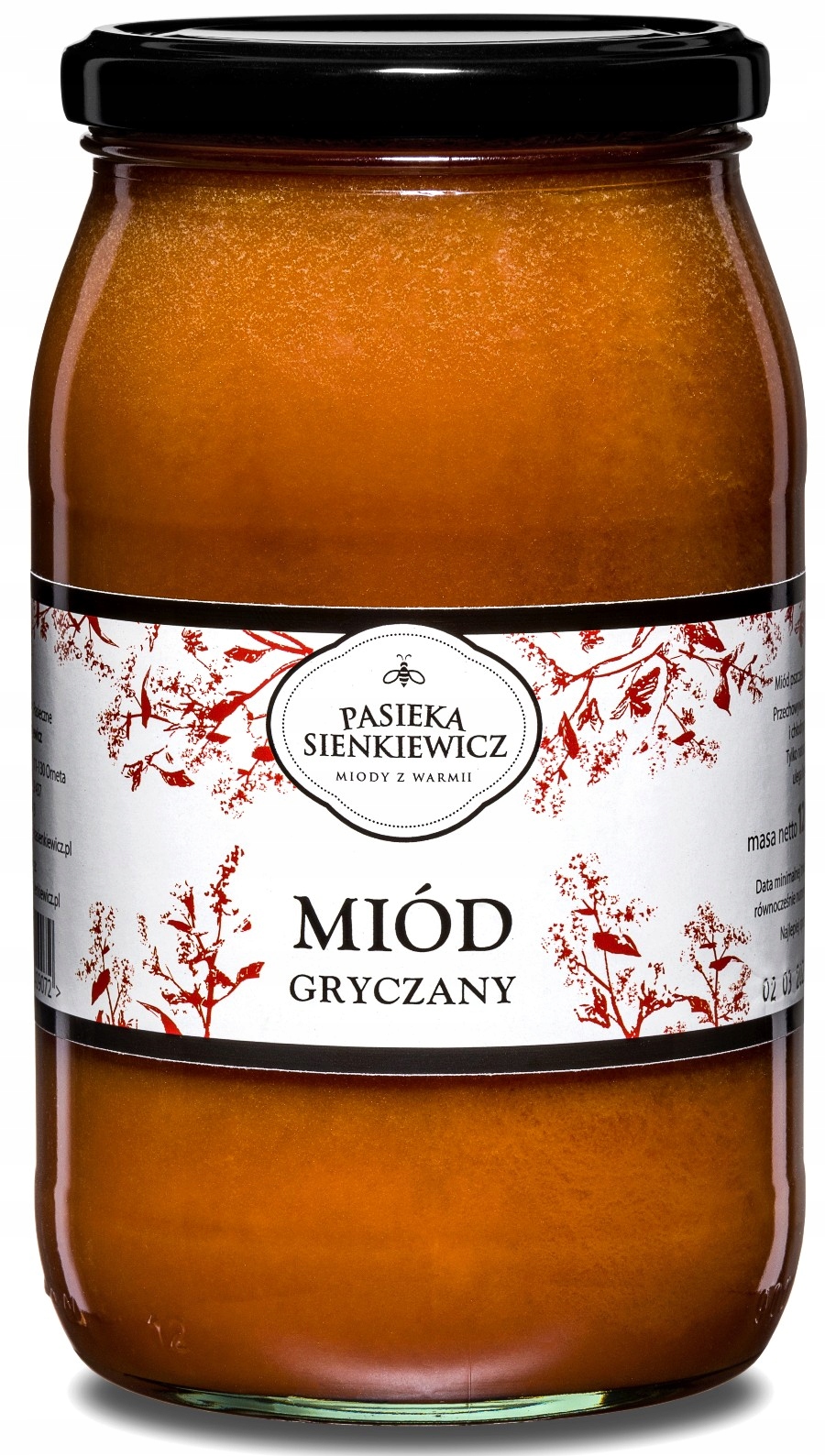 Levně Med květový pohankový Pasieka Sienkiewicz 1,2 kg