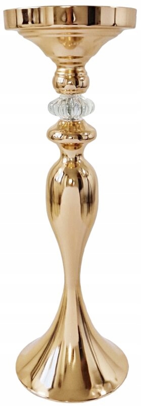 Postument Květinový Stojan Na Květiny 50 cm Zlatý