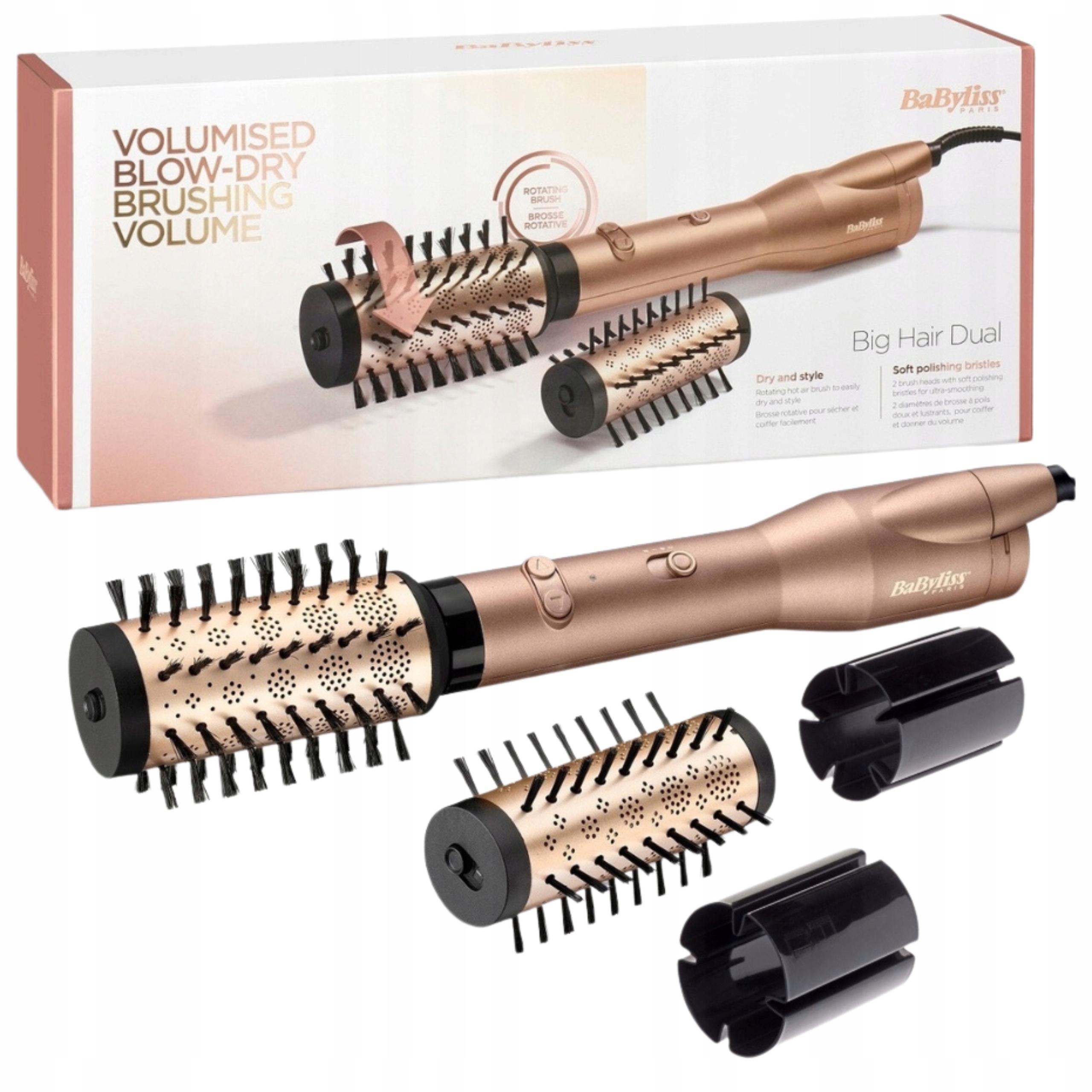 Babyliss Big Hair Dual AS952E Lokówko-suszarka Obrotowa