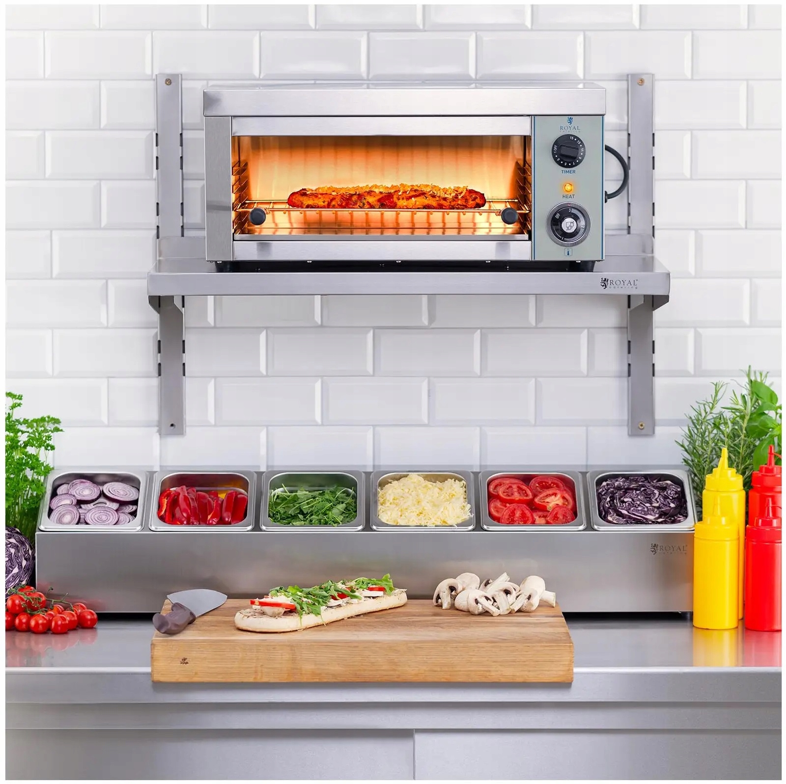Opiekacz Salamander 2000 W 61 cm Royal Catering RCES-2000-EGO 10010247