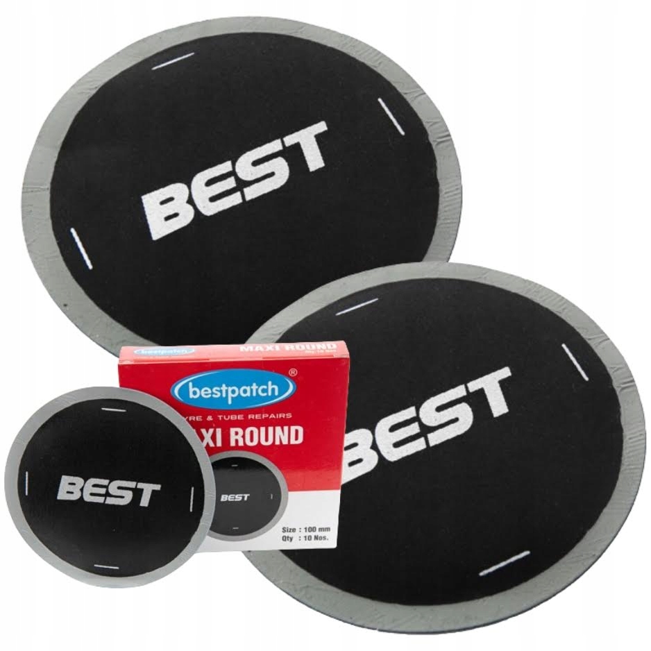 Łatki do dętek MAXI ROUND 100mm Best 2 sztuki