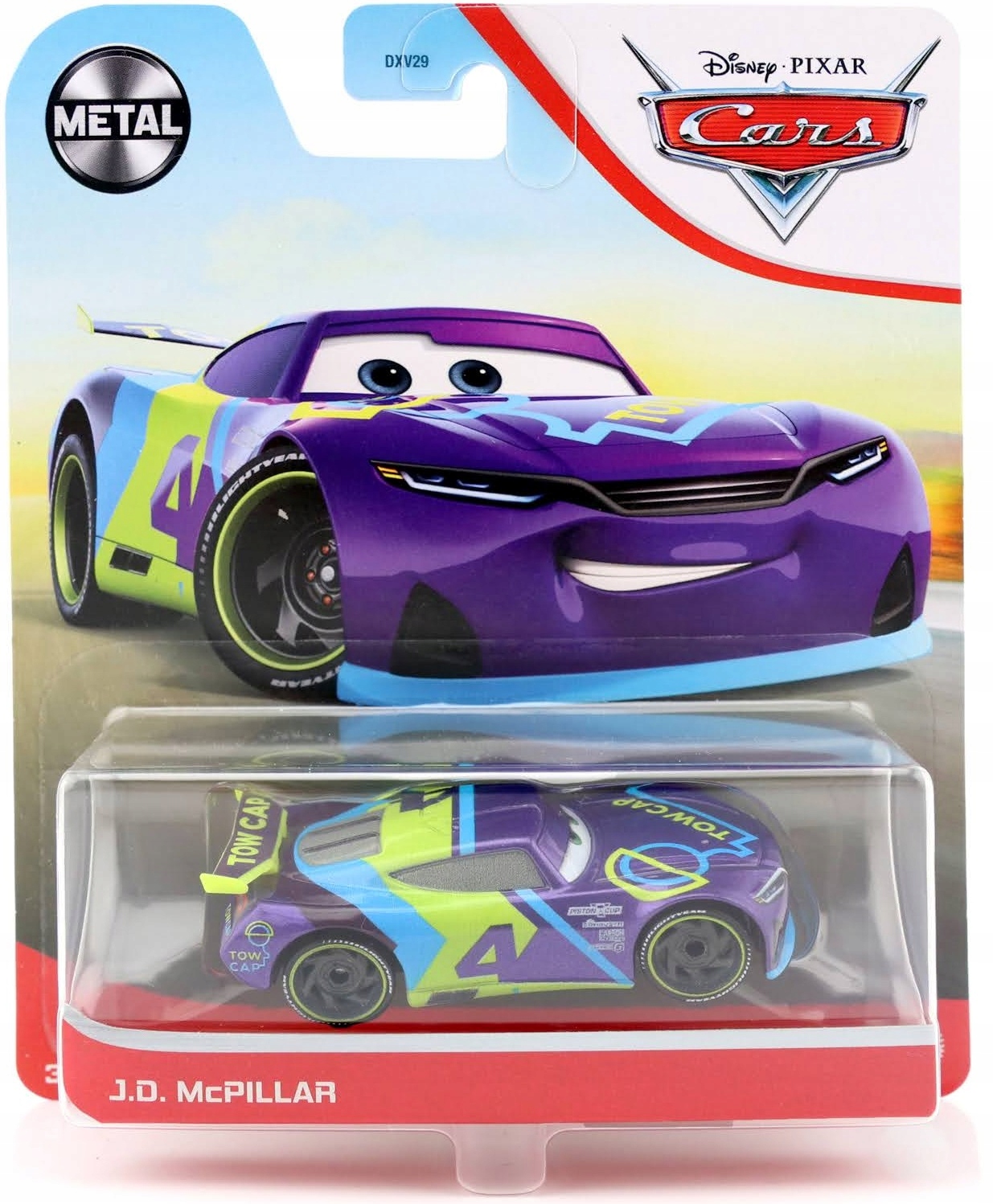 

J.d. McPillar Tow Cap #4 Auta Cars Disney Mattel