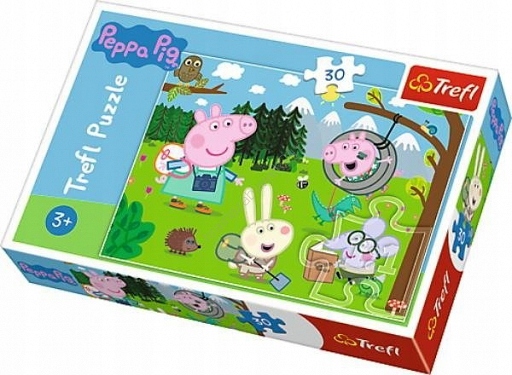 

Puzzle Świnka Peppa 30 Leśna wyprawa Trefl 18245