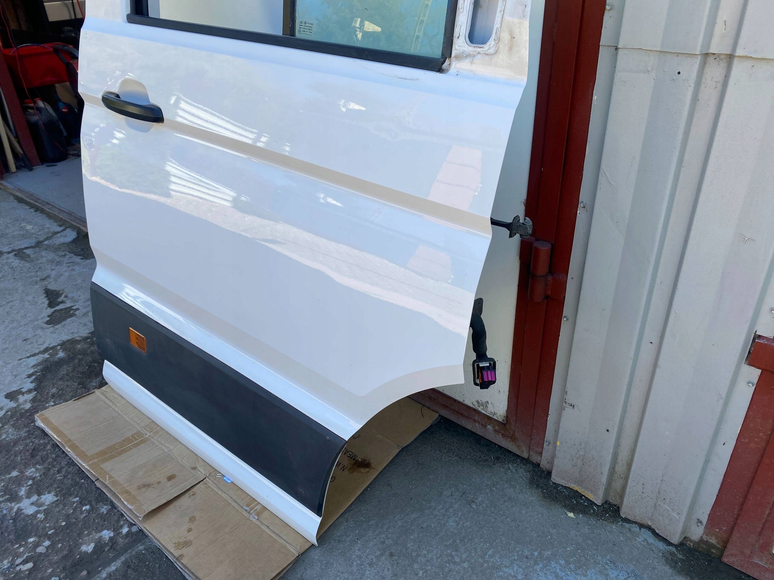 VW CRAFTER II MAN TGE 7C complete door right front front LB9A white