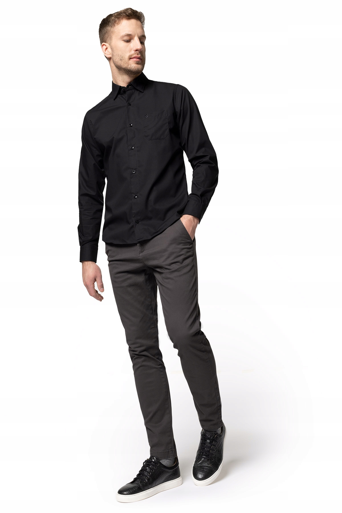 

Spodnie Chino Szare Próchnik PM1 W34/L30