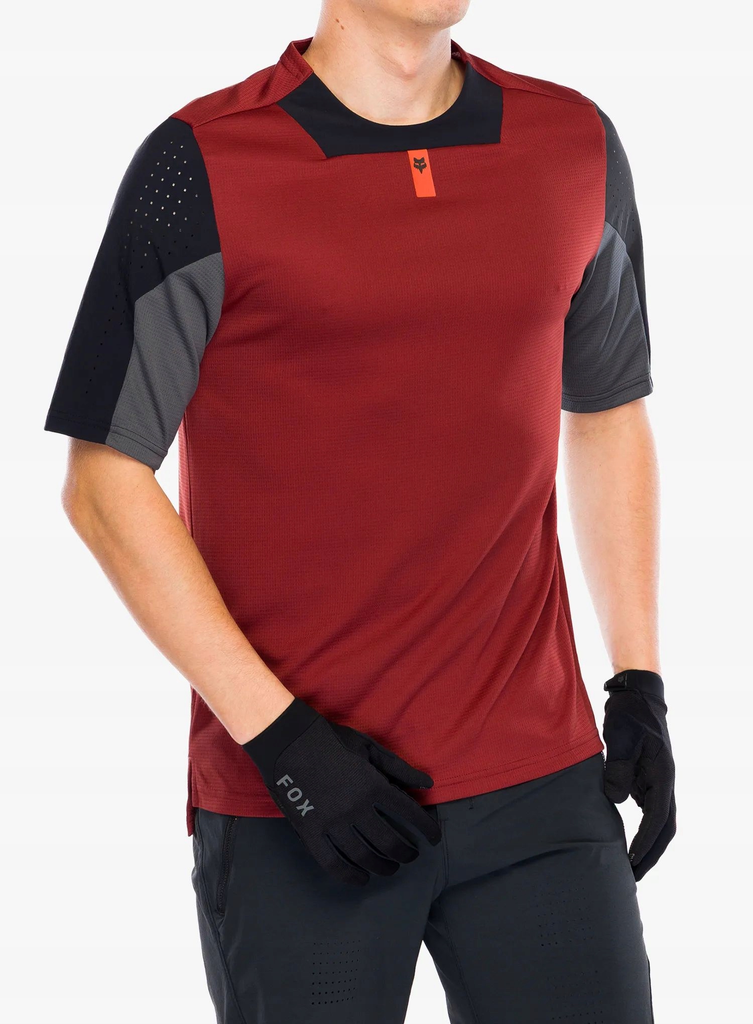 Koszulka Fox Defend Ss Jersey rust S