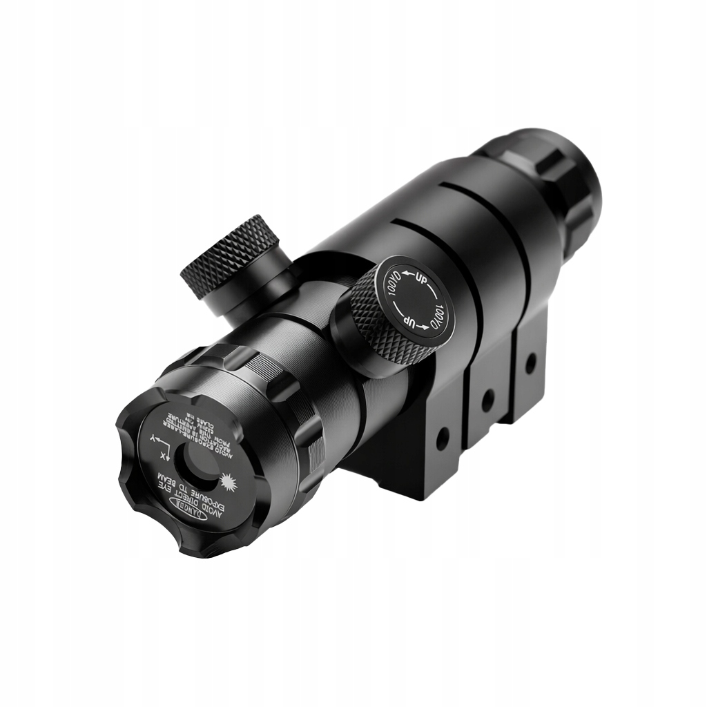 Laserový Zaměřovač 532 Nm Taktický Červený Sada Montáž Vypínač