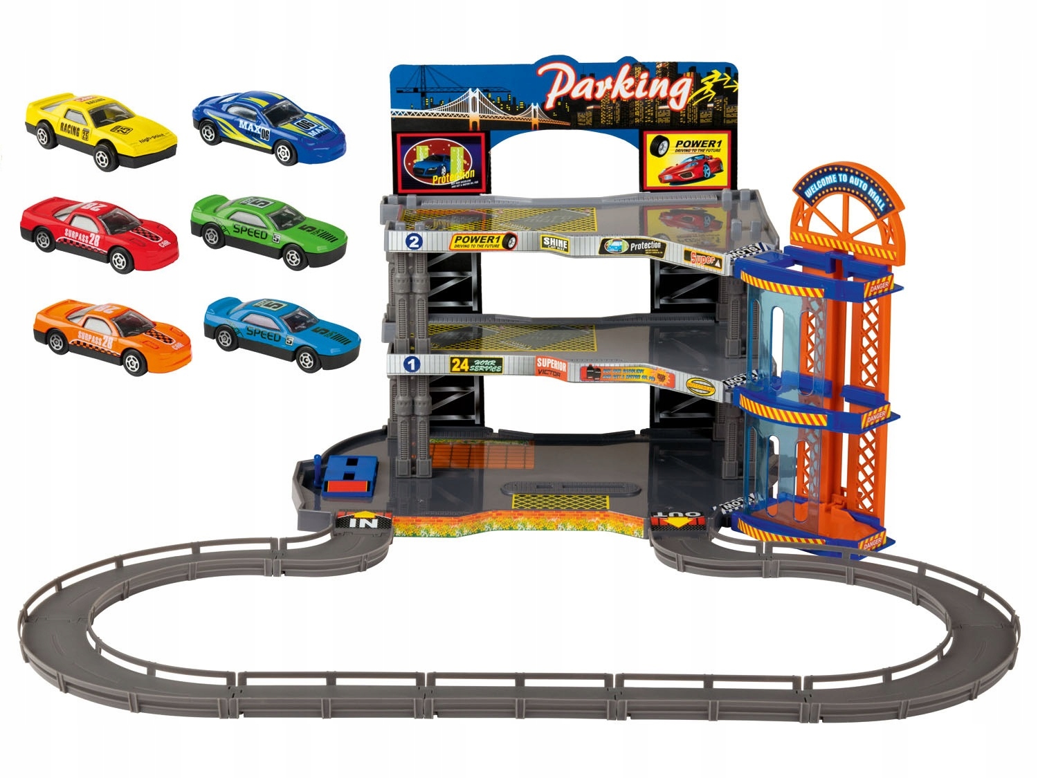 

Playtive Garaż wielopoziomowy parking 6 pojazdów