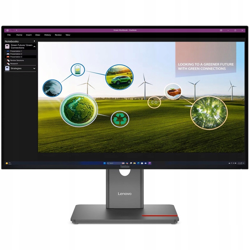 Monitor 27" Lenovo ThinkVision P27Q-40 2560x1440 (qhd) Ips 120Hz