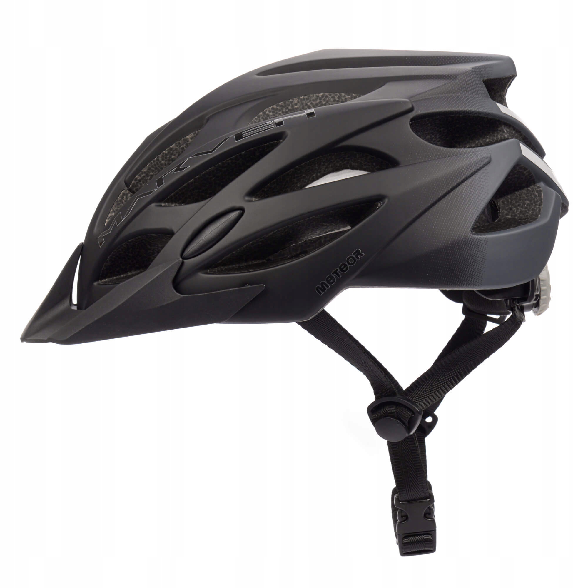 Kask Rowerowy Regulowany Meteor Marven L 58-61cm siatka otwory wentylacyjne