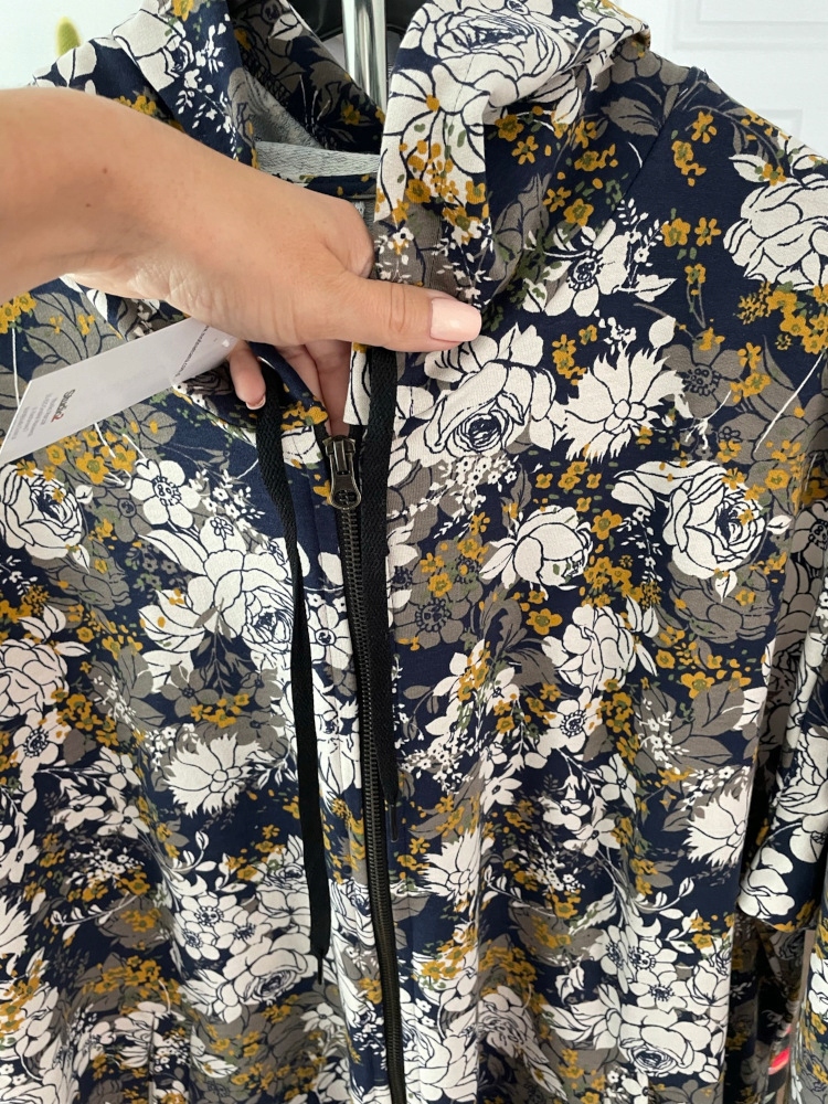 Mikina Na Zip Polska maxi+size Nová vel 52/54