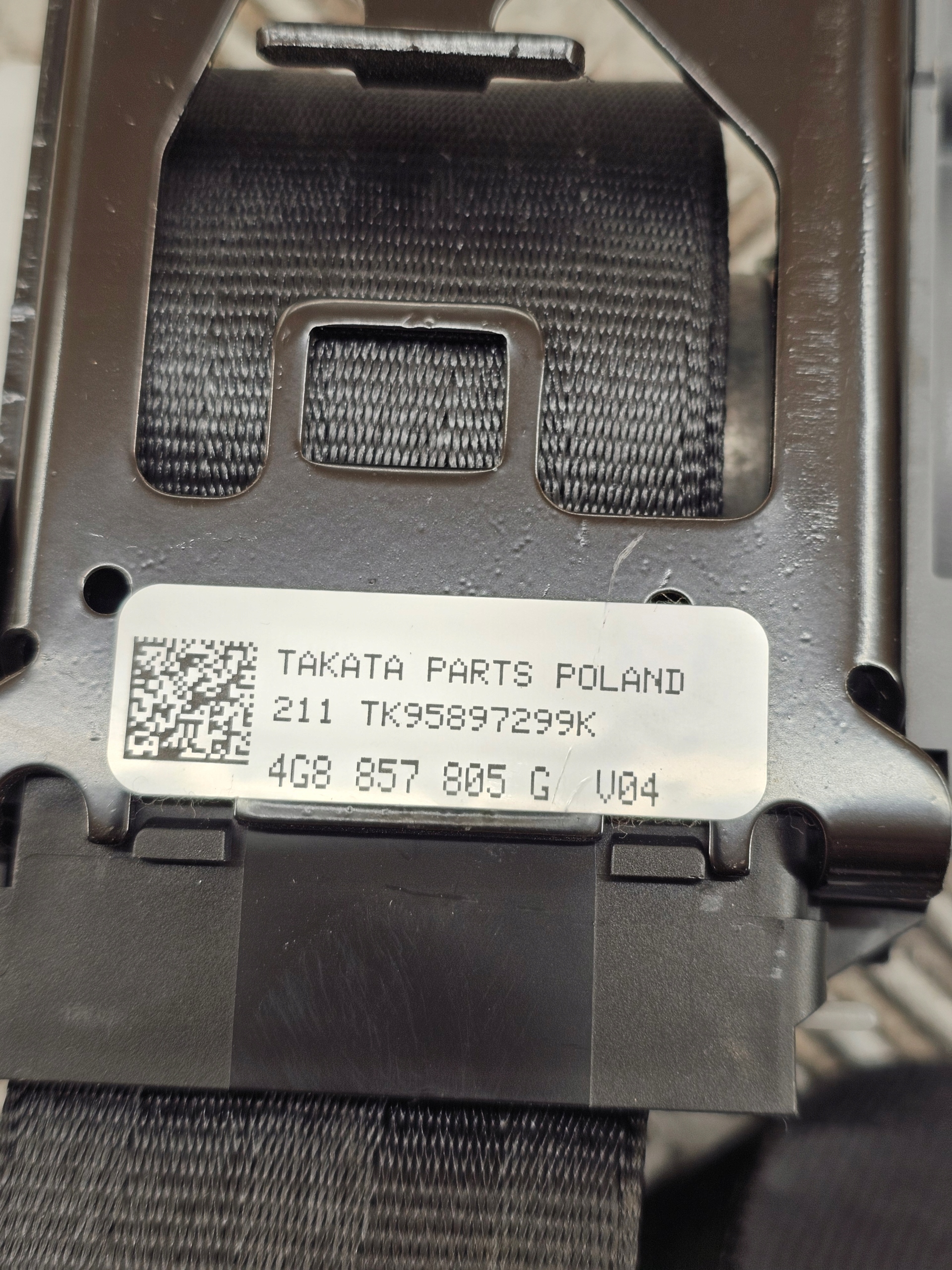 AUDI A6 C7 4G Gurten Sicherheits heck 4G8857805G