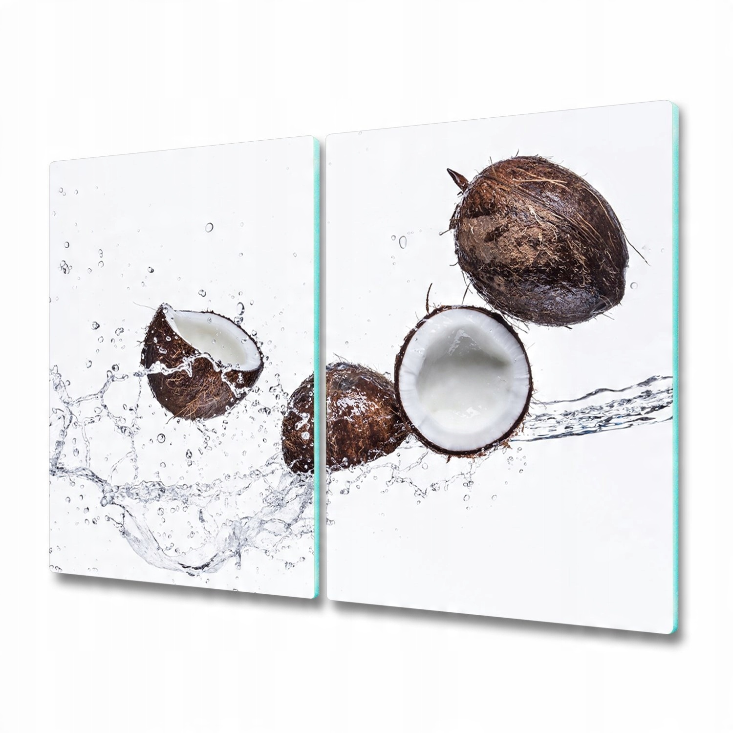 

Szklany panel na kuchenkę Kokos z wodą 2x30x52