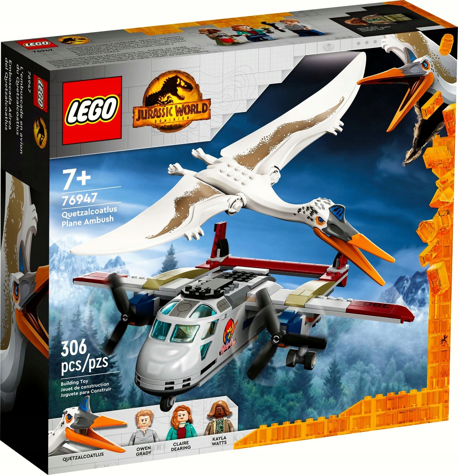 Lego 76947 Jurský Kecalkoatl – přepadení letadlem