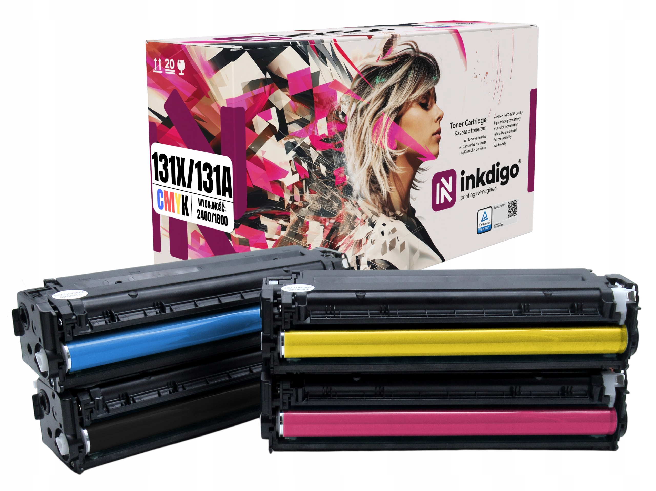 4x Toner Pro Hp CF210A Pro200 M251N M251NW M276N