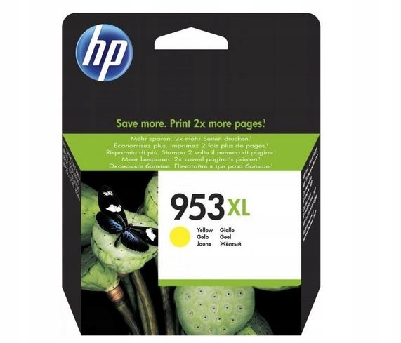 Inkoust Hp 953XL F6U18AE 20 ml Yellow Originál 8715 8720 8725 8728