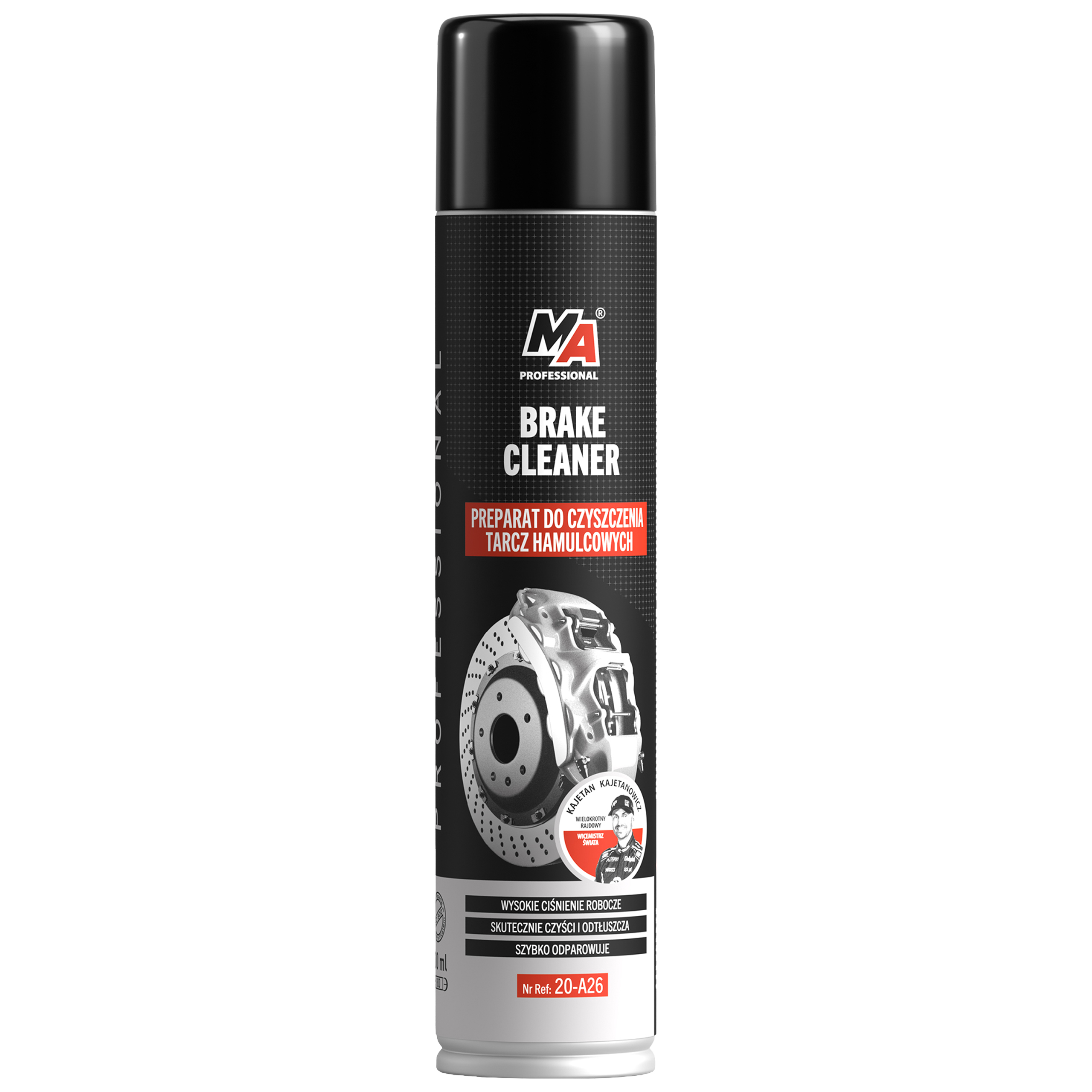 Zmywacz do Hamulców 600ml Tarcz hamulcowych Brake Cleaner Ma Professional