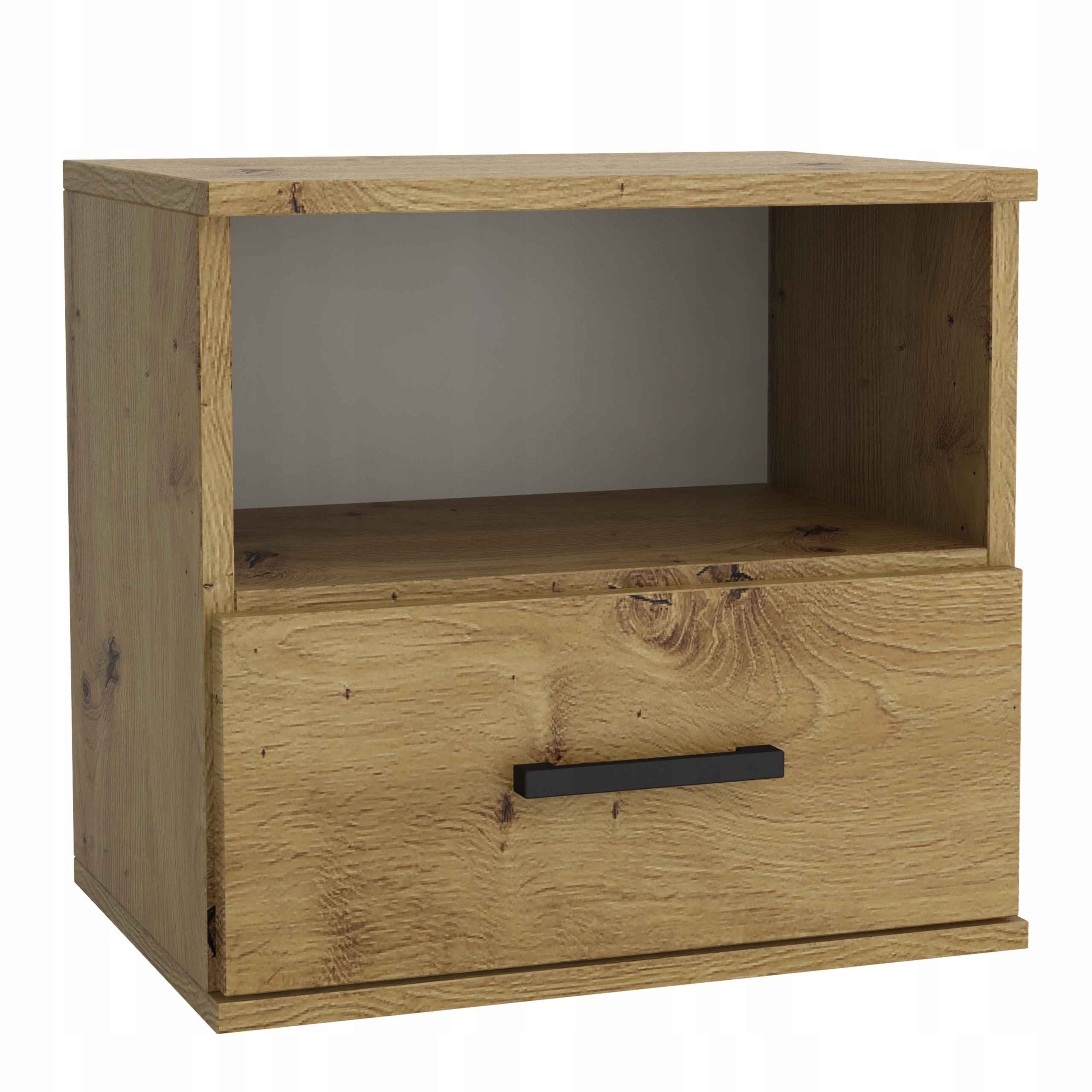 Noční Stolek Nocta 48 cm Šuplík Noční stolek do ložnice Dub Artisan