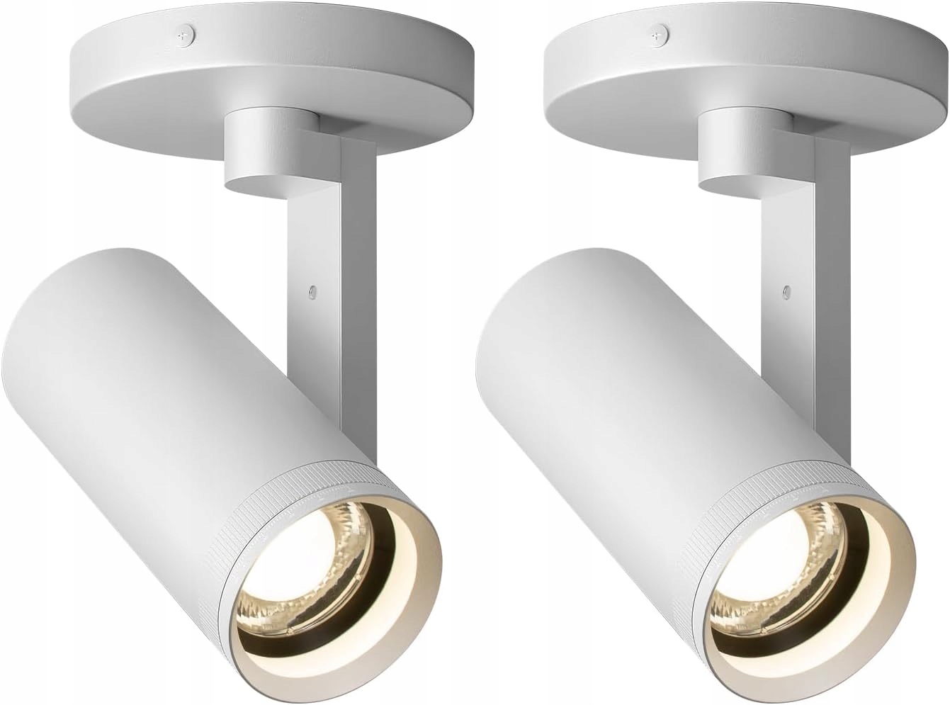 Stropní Led reflektor 12W Aisilan MS010a nastavitelný, bílý, otočný, 2 ks