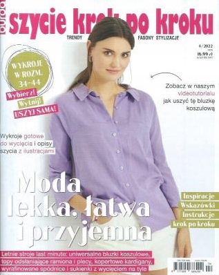 

Burda Szycie Krok Po Kroku 4 2022 Wykroje