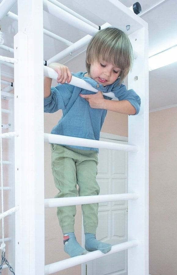 DOMOWY PLAC ZABAW DRABINKA DREWNO DAVID KARUSSELL Wysokość 233 cm