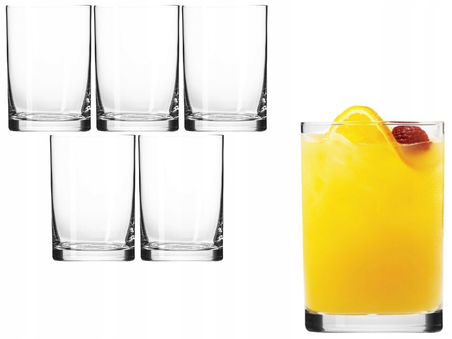 

Literatka szklanka do soku wody Krosno Basic 6x