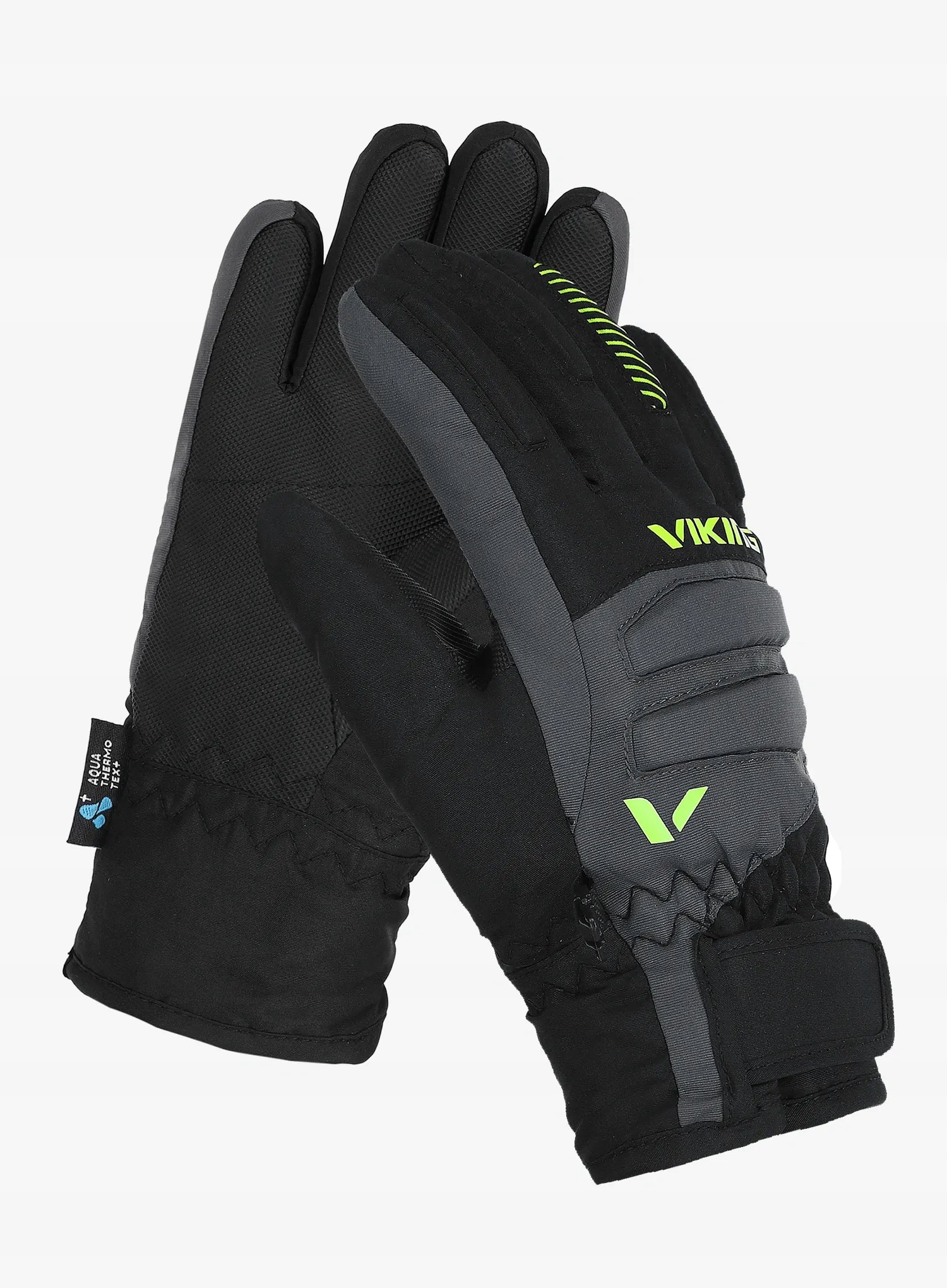 Rękawiczki dziecięce Viking Flinx Ski black/dark grey 6
