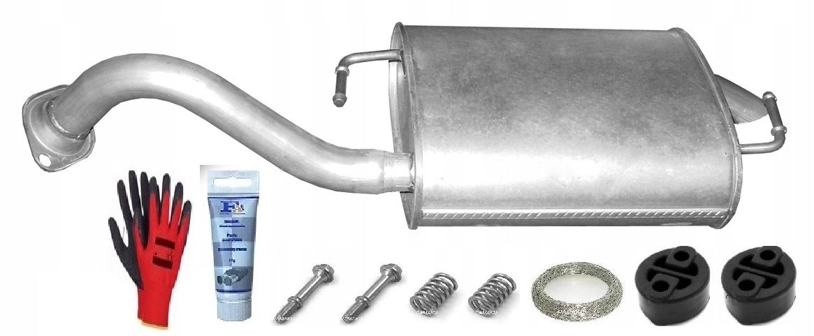 Toyota Corolla Corolla Verso 1.4i 1.6i-16V Koncový tlumič +bonus