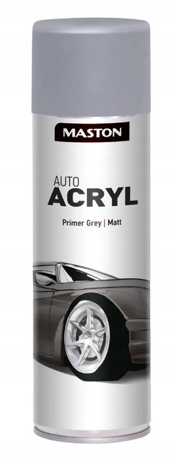 Podkład akrylowy do metalu i plastiku Maston AutoACRYL szary 500 ml