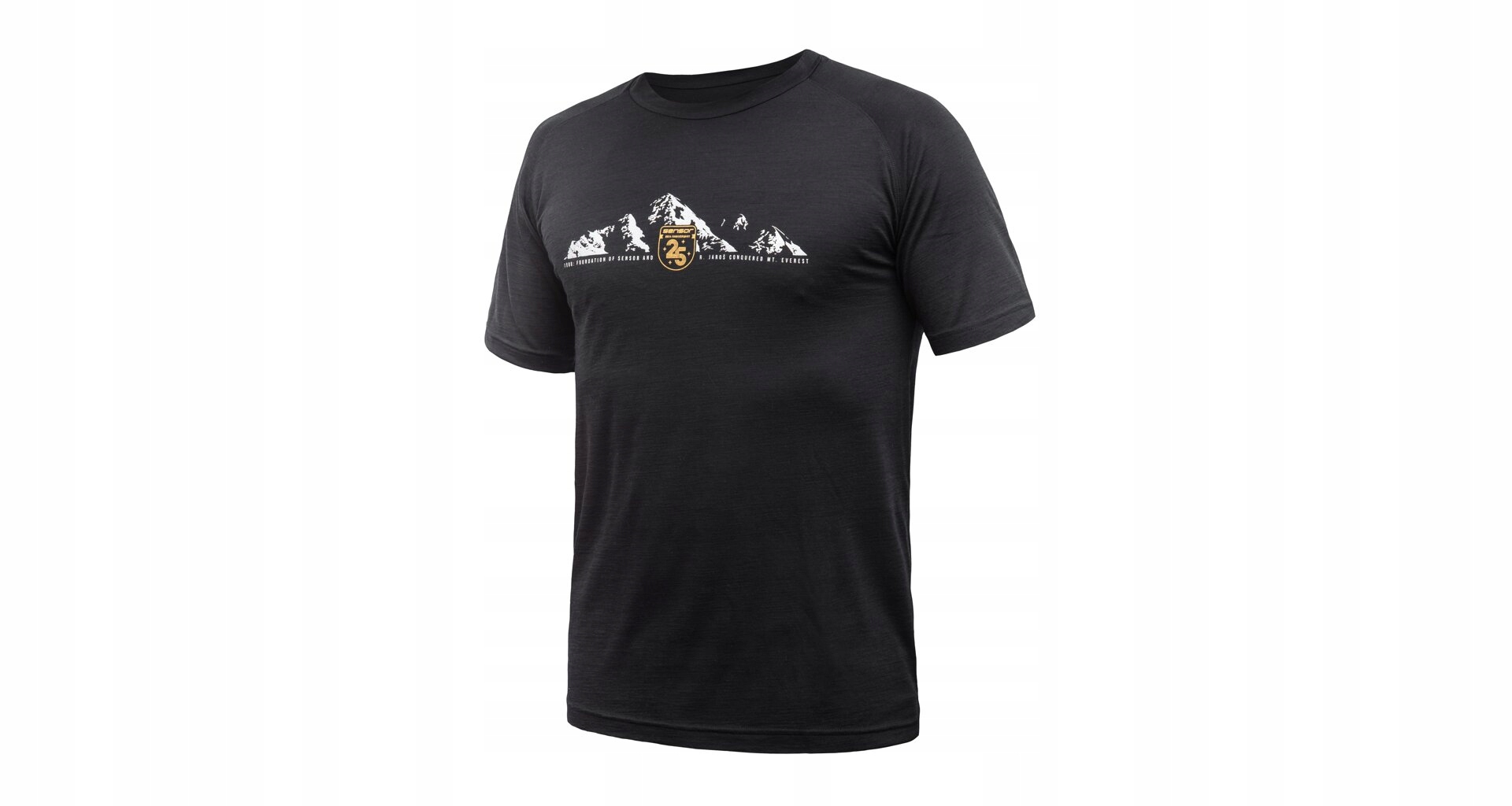 Sensor Merino Air Rj Everest Pánské Triko Kr.rukáv černá Velikost Xxl