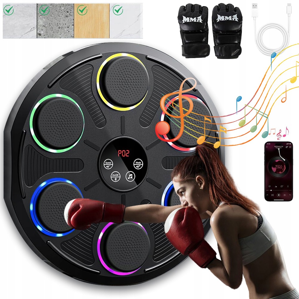 Stroj Na Hudební Box, Boxerské Rukavice, Bluetooth Připojení