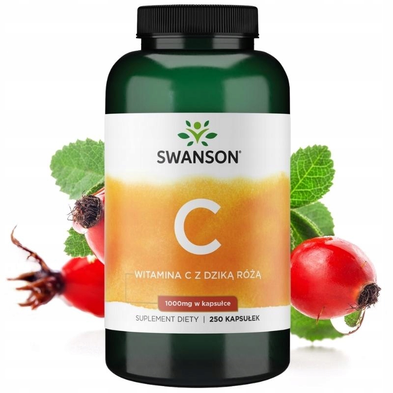 

Swanson Witamina C Dzika Róża 1000mg 250 Kaps