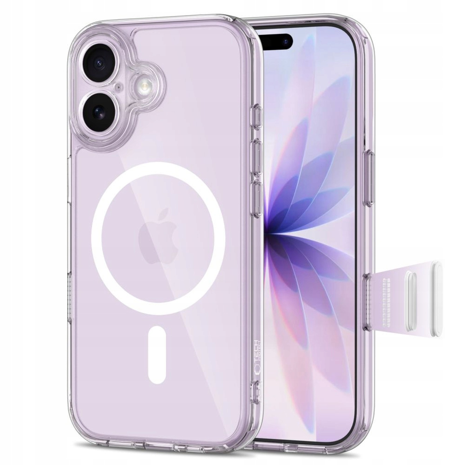 Etui pokrowiec na iPhone 17 Magpeak Magsafe CC przezroczysty