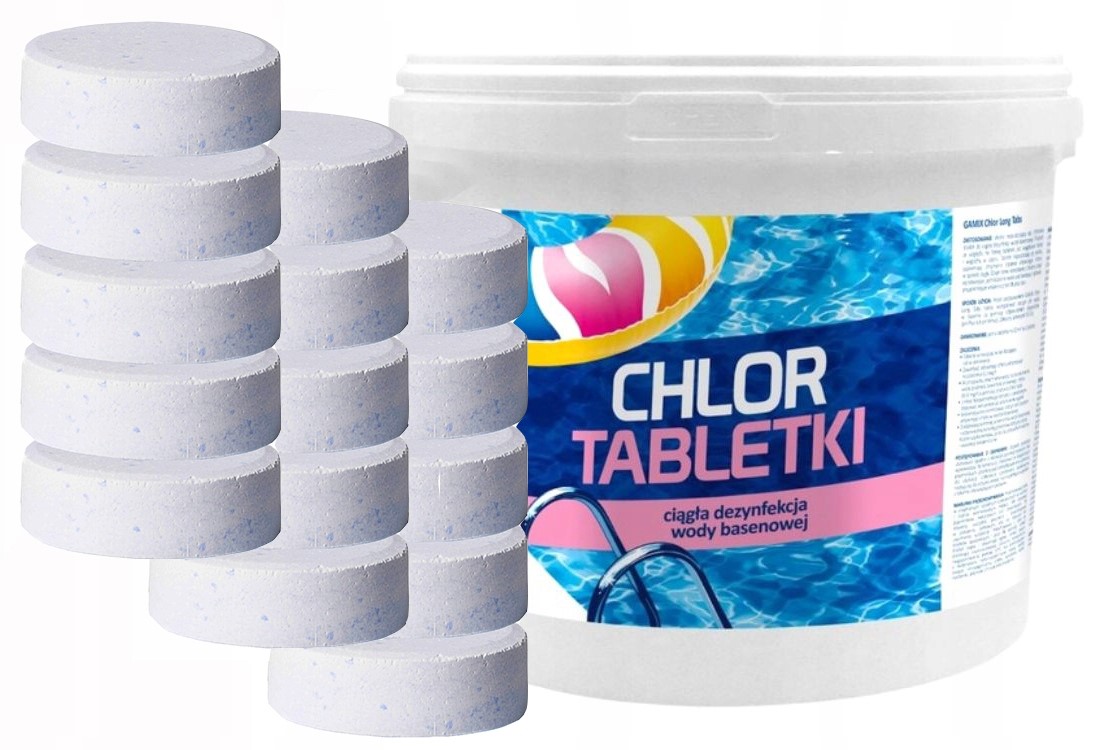 Химия бассейна для бассейна хлор длинные вкладки 200г 3кг