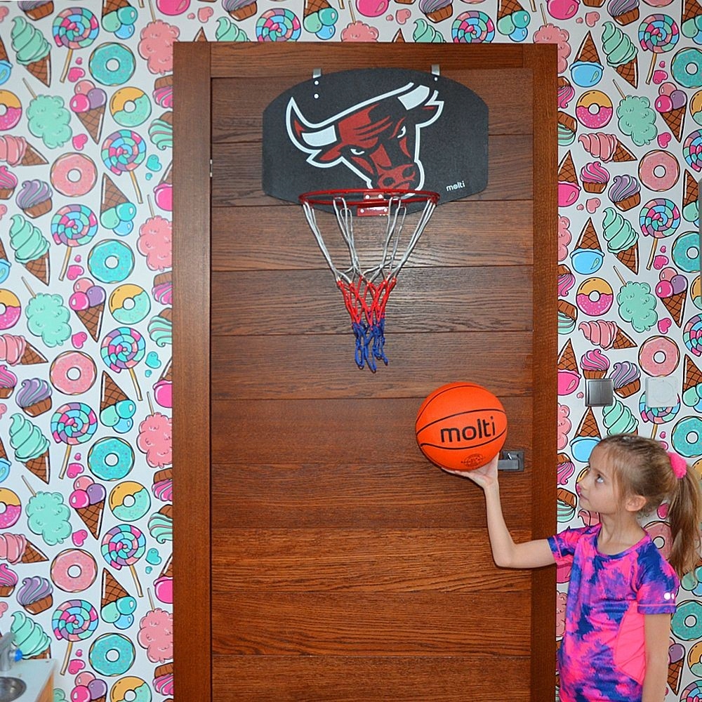 TABLICA TARCZA DO KOSZYKÓWKI KOSZA OBRĘCZ + PIŁKA molti Typ do wewnątrz (indoor)