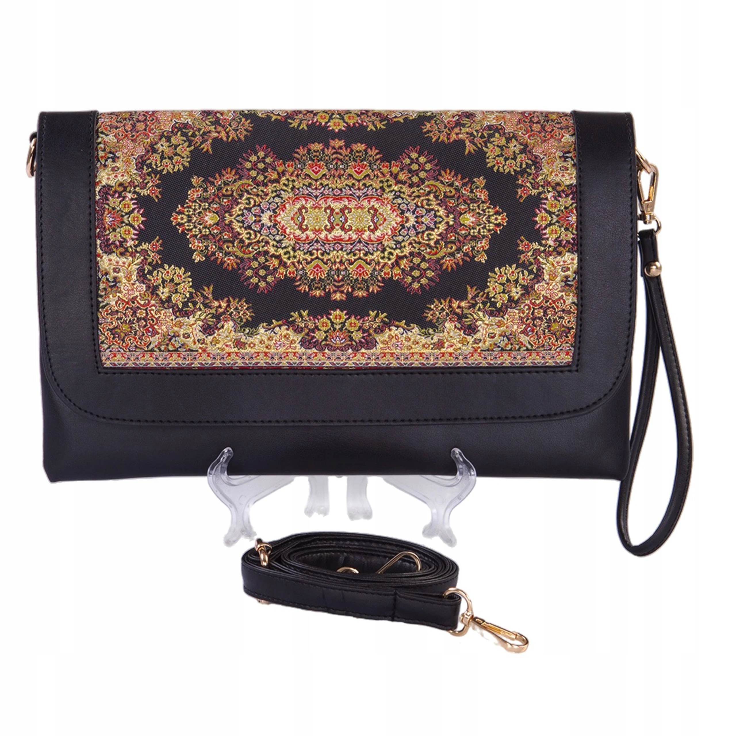 Dámská malá Psaníčko kabelka Elegantní turecká ekokůže s orientálními vzory