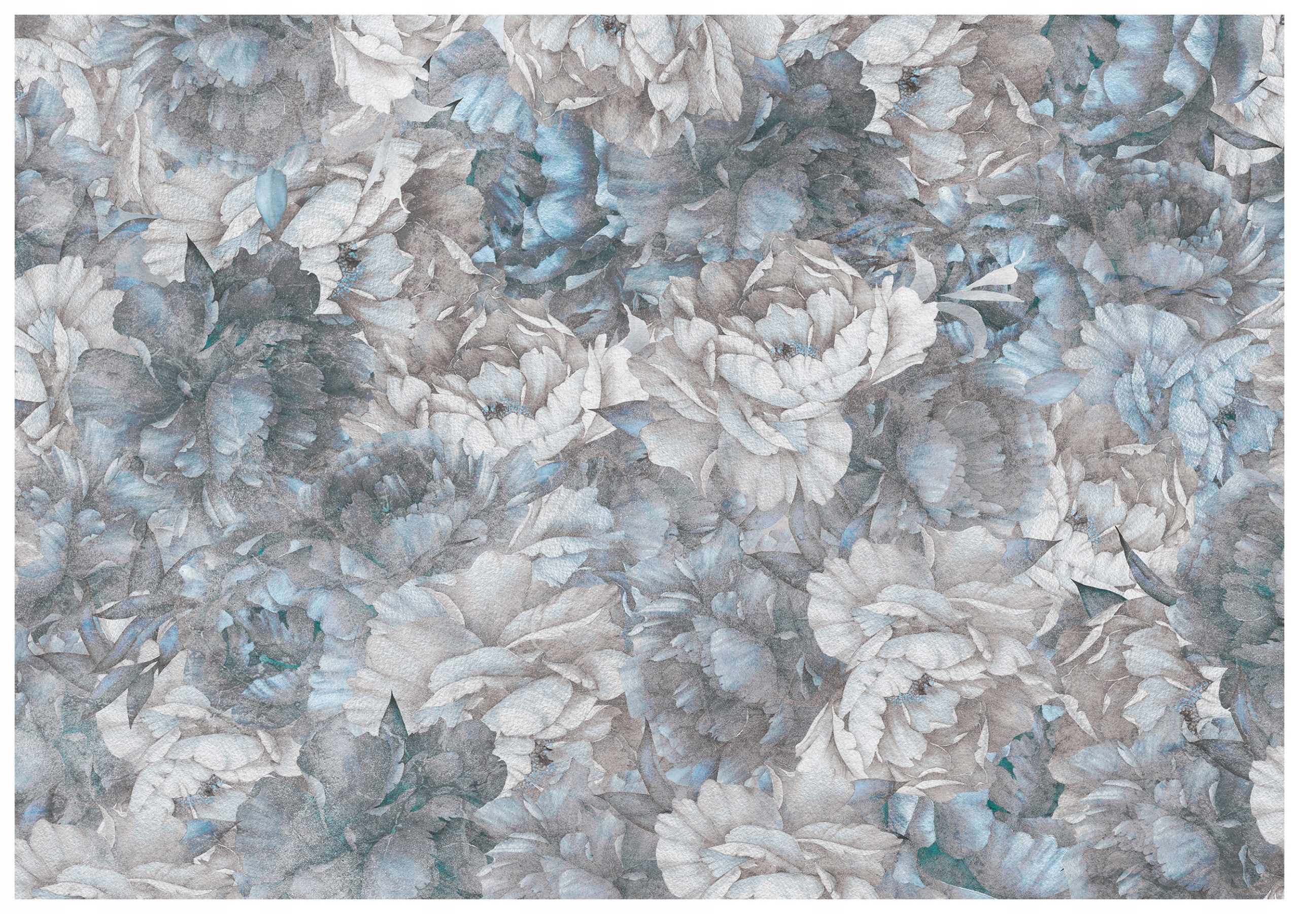 Fototapeta Růže a Pivoňky Akvarely Jemnost do ložnice 200x140 lepidlo