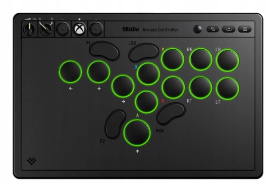 Kontroler Arcade dla Xbox Pc Bezprzewodowy 2.4G Programowalny 8BitDo Contro