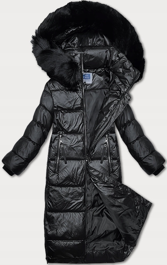 Pikovaná Zimní Bunda 9837 Černá S (36)