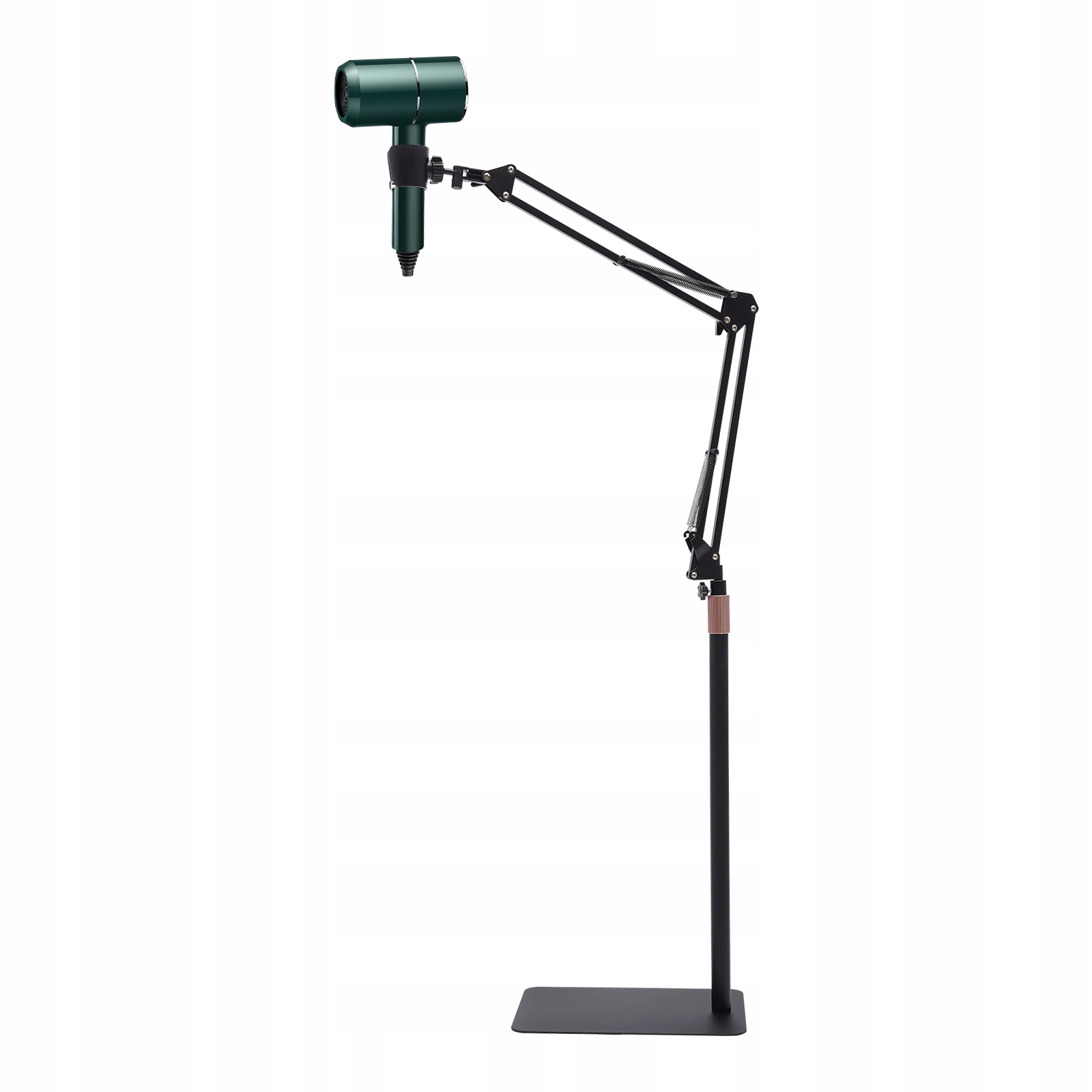 55-100CM Uchwyt Na Suszarkę Do Włosów Stojący Stojak Czarny