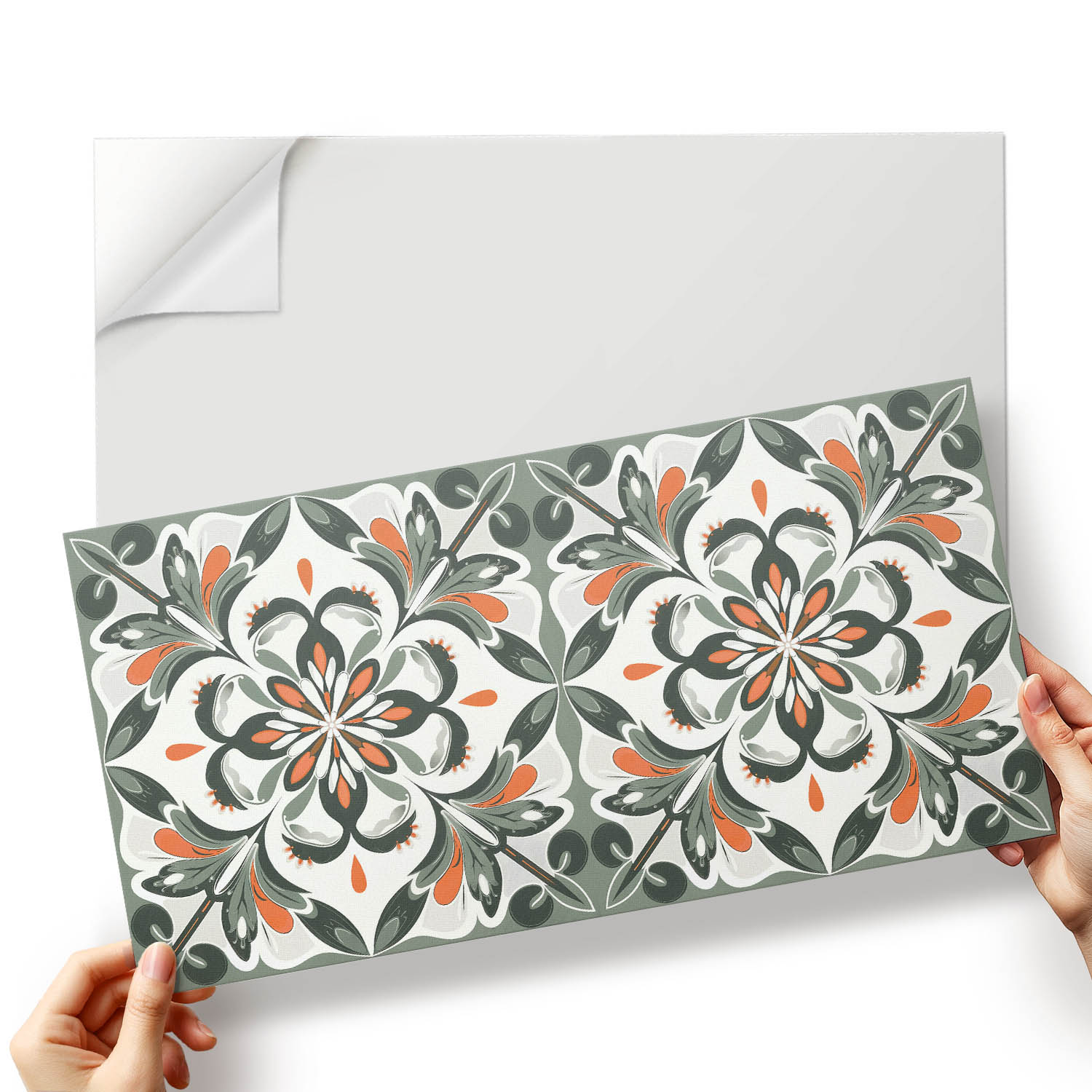 Balíček Pvc dlaždic Floristický design s listnatými akcenty 10x40x20 cm