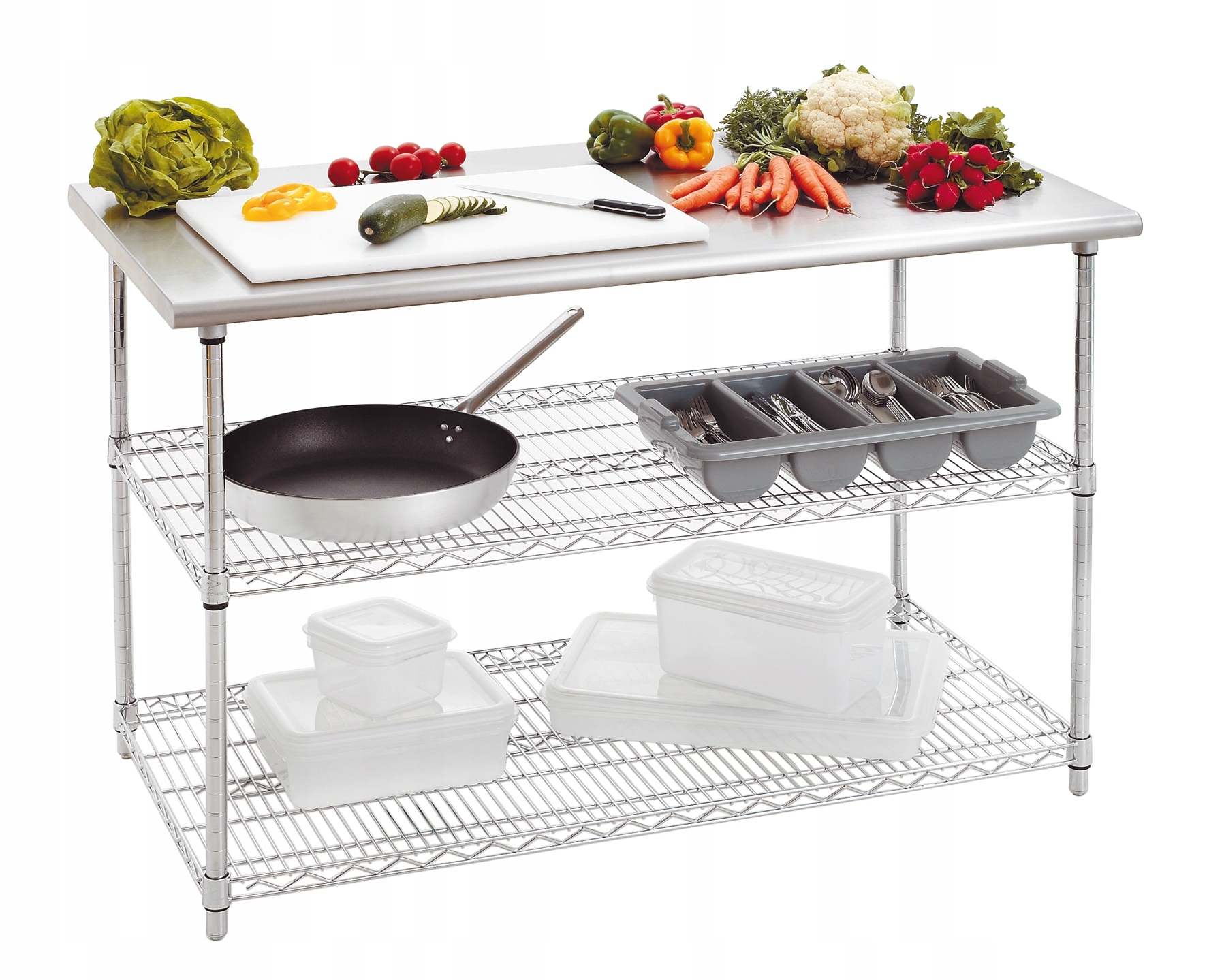 Pracovní Stůl Bartscher 601153 Gastronomický 130x69 cm z nerezové oceli
