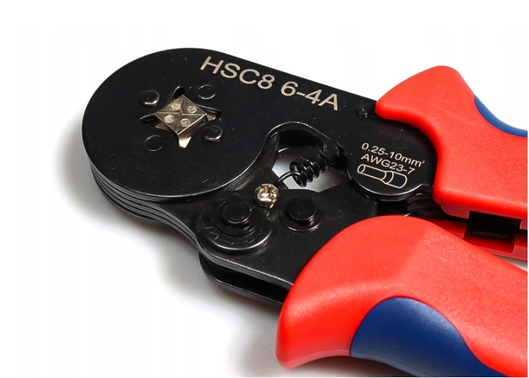 ZACISKARKA PRASKA KONEKTORÓW TULEJEK KOŃCÓWEK KABLI PRZEWODÓW ZESTAW x1200 Marka JKR