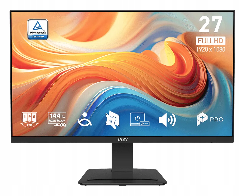 Msi Pro, MP273 E14A, 27", Ips, Fhd, 144Hz, 1ms, černý